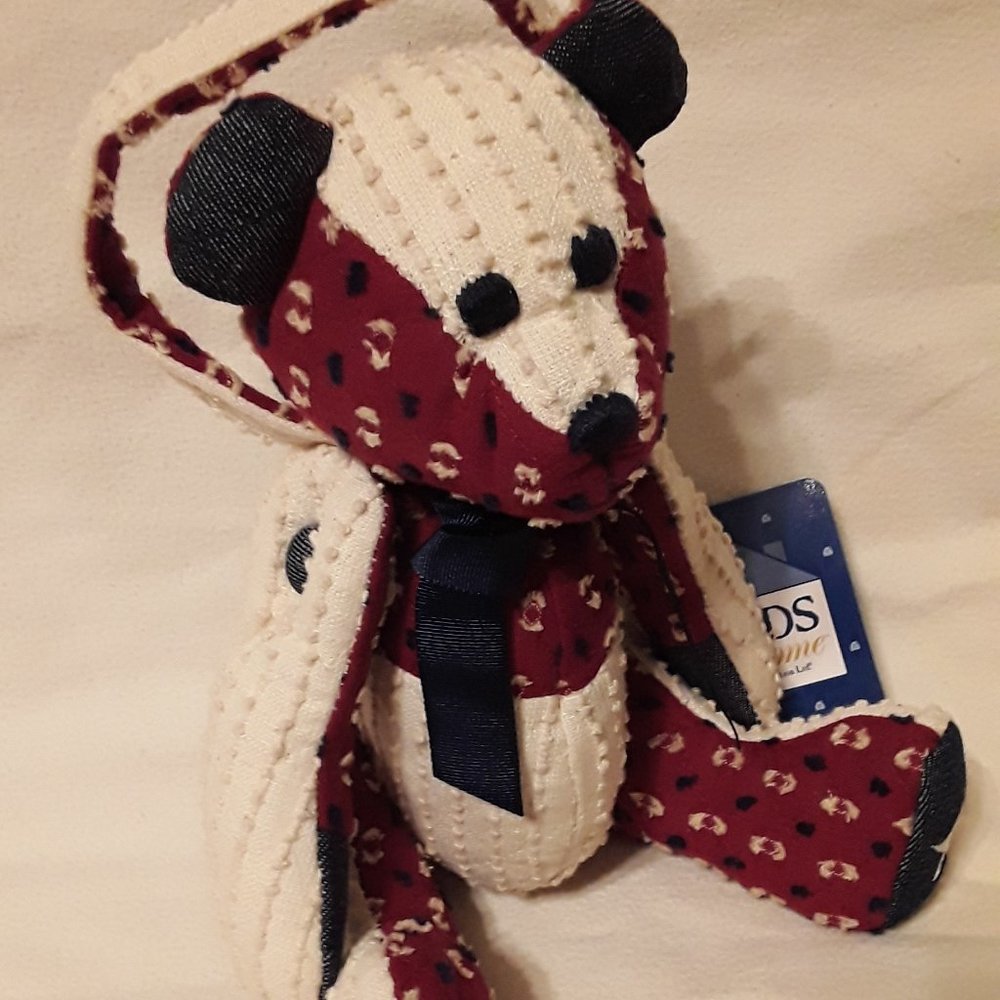 BOYDS RED BLUE WHITE 12" BEAR HOME COLLECTION NWT